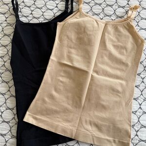 Black and Nude Shaper Camis